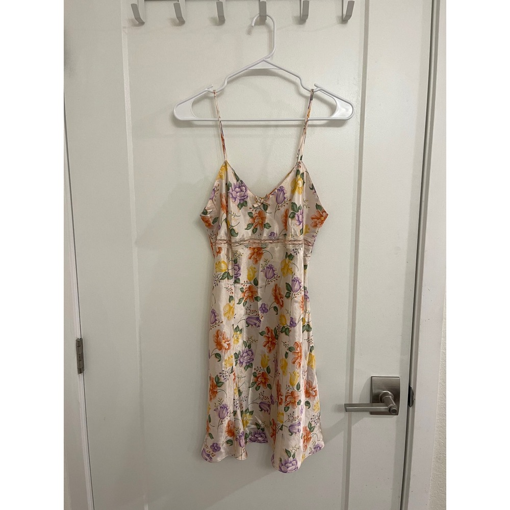 Vintage‎ 90s Floral Slip Dress Retro Romantic Ditsy Lingerie